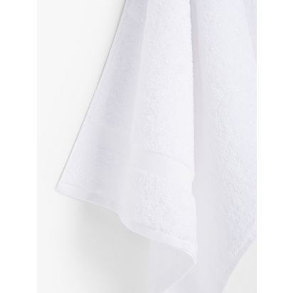 John Lewis Egyptian Cotton Towels White | H3 x W40 x D65cm