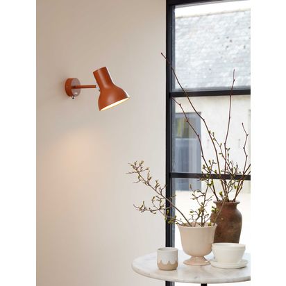 Anglepoise Type 75 Mini Margaret Howell Edition Plug-In Wall Light Sienna | H15 x W13 x D23cm