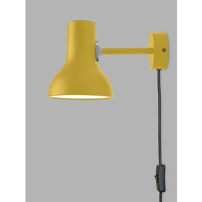 Anglepoise Type 75 Mini Margaret Howell Edition Plug-In Wall Light Yellow Ochre | H15 x W13 x D23cm