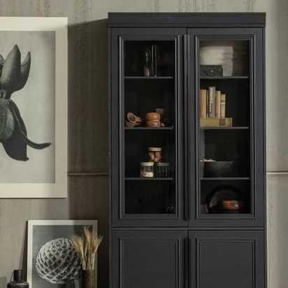 BePureHome Organize Display Cabinet - Matt Black