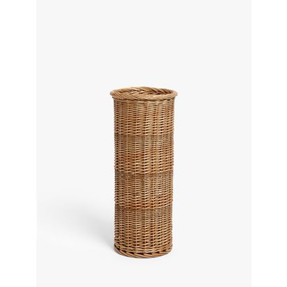 John Lewis Modern Country Wicker Umbrella Stand Natural