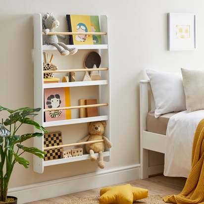 Kids Amber Wall Mounted Book Shelf