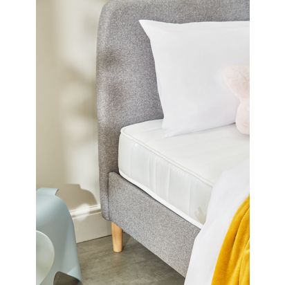 John Lewis 15cm Deep Pocket Spring Water Resistant Kids' Mattress, Medium, Single White | D15 x L190 x W90cm