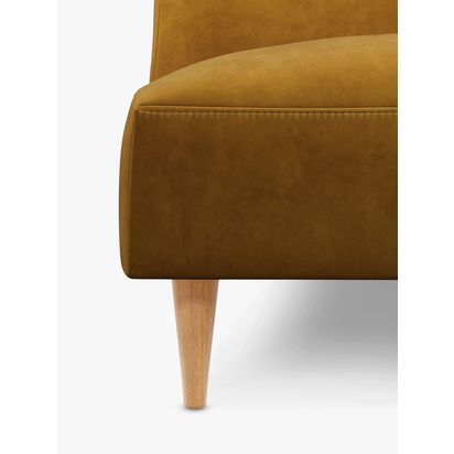 John Lewis ANYDAY Clapton Fixed Back Sofa Bed, Light Leg