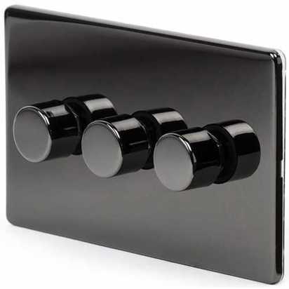Soho Lighting Connaught 3 Gang 2 Way Intelligent Trailing Switch
