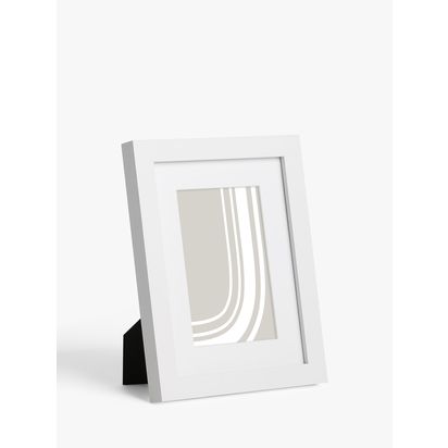 John Lewis Photo Frame & Mount White | 22.7 x 17.6 x 2cm