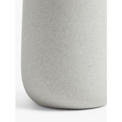 John Lewis Drift Soap Pump, Brass Finish Natural | H16 x Dia 8cm