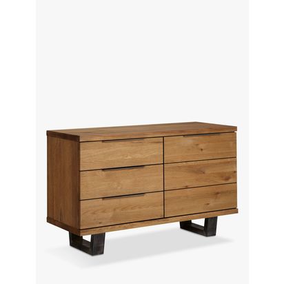 John Lewis Calia Small Sideboard Oak | H74 x W120 x D47cm