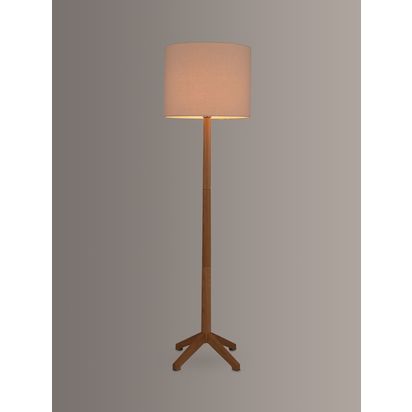 John Lewis Dara Floor Lamp, FSC-Certified (Oak) Oak | H153 x Dia.43.4cm