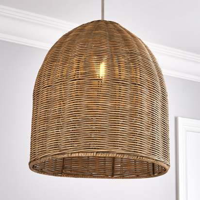 Churchgate Cotes Rattan Easy Fit Pendant Shade