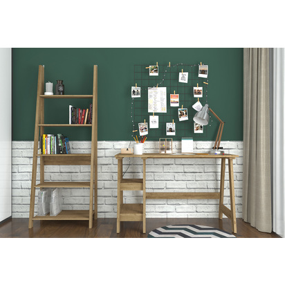 TIVA LADDER BOOKCASE OAK