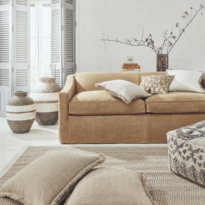 Labirinto Cushion Cover- Dark Ecru