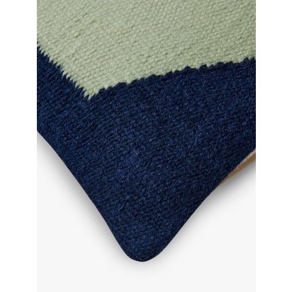 west elm Angled Modern Form Cushion, Midnight