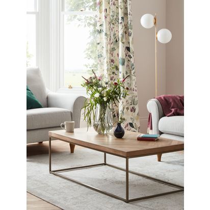 John Lewis Estate Coffee Table, Natural Natural | H40 x W124 x D64cm