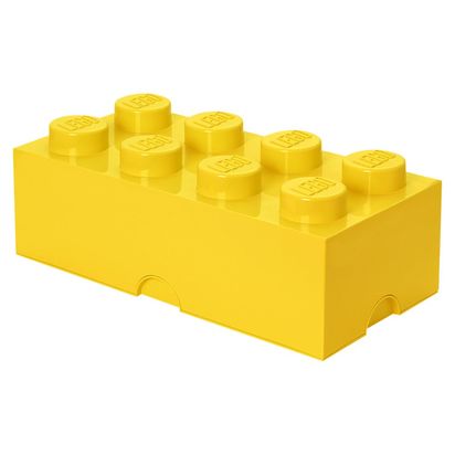 LEGO 8 Stud Storage Brick, Yellow