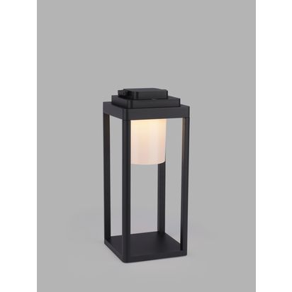 Där Lester LED Rechargeable Portable Outdoor Lantern, Black Black | H35 x W14.5 x D14.5cm