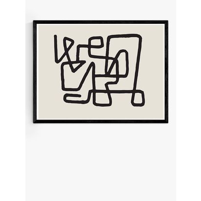 EAST END PRINTS In House 'Knot I' Framed Print Black Frame | 33.4 x 43.4cm