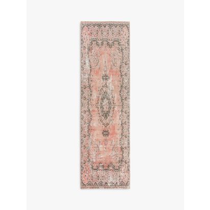 John Lewis ANYDAY Jaipur Runner Pink | H1 x W70 x D240cm