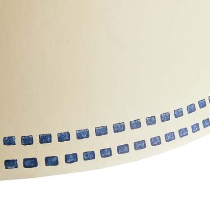 40cm straight empire shade in ocean tracks hand painted card