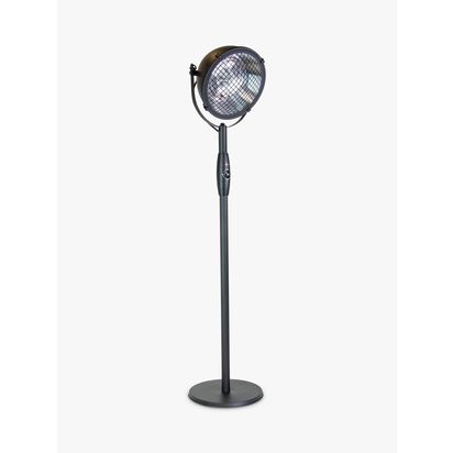 KETTLER Kalos Floor Standing Electric Patio Heater, Black Black | H210 x Dia.45cm