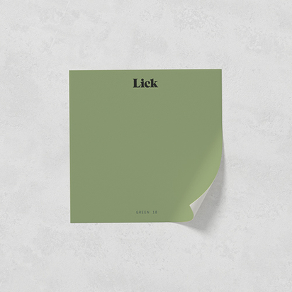 Green 18: Moss Green Paint - Peel-And-Stick Sample