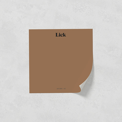 Brown 02: Earthy Brown Paint - Peel-And-Stick Sample