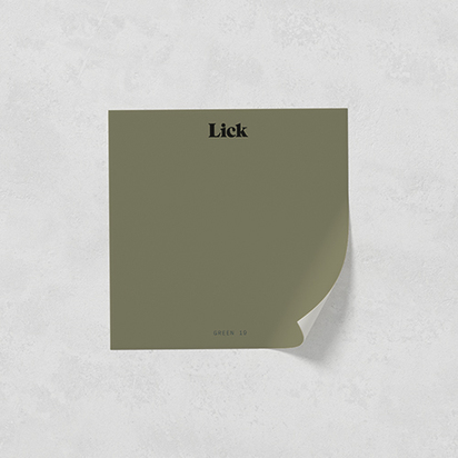 Green 19: Earthy Green Paint - Peel-And-Stick Sample