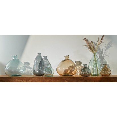 Brenna small blue vase