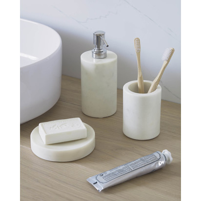 Elenei marble soap dispenser