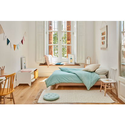 Nunila storage unit in white MDF 78 cm
