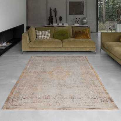 Louis De Poortere Fading World Medallion Rug - 9067 Salmon - 170cm x 240cm
