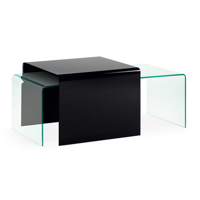 Burano glass coffee table 110 x 50 cm