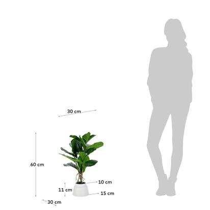 Lyrata artificial plant 60 cm