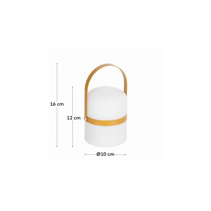 Ridley mustard yellow mini table lamp
