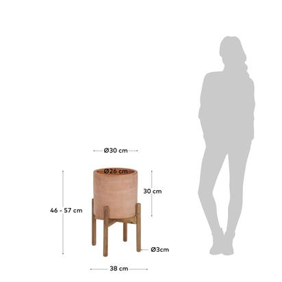 Dalva terracota plant pot, Ã˜ 26 cm