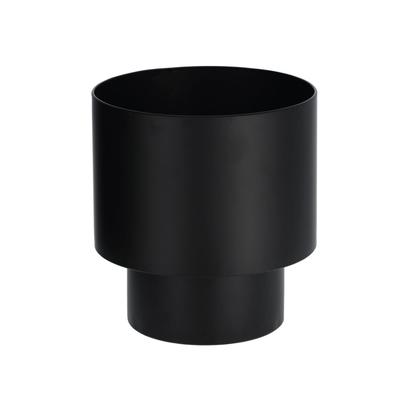Mash black metal planter Ã˜ 28 cm