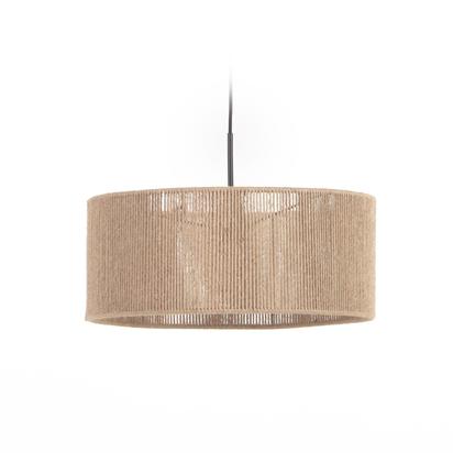 Crista jute light shade with natural finish Ã˜ 47 cm
