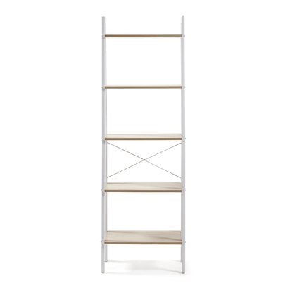 Aarhus shelving unit in white, 56 x 172 cm
