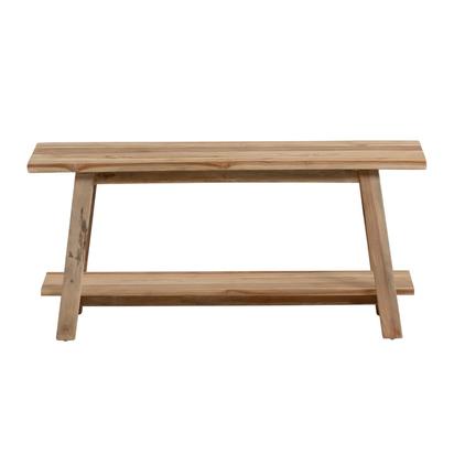 Safara solid recycled teak bench 100 cm