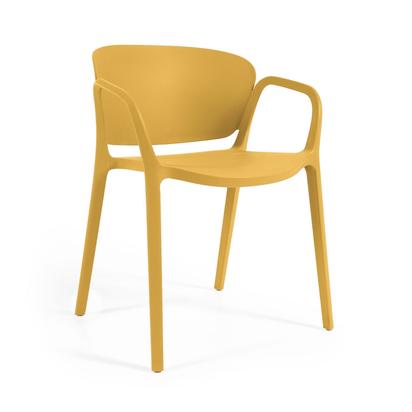 Ania stackable yellow garden chair