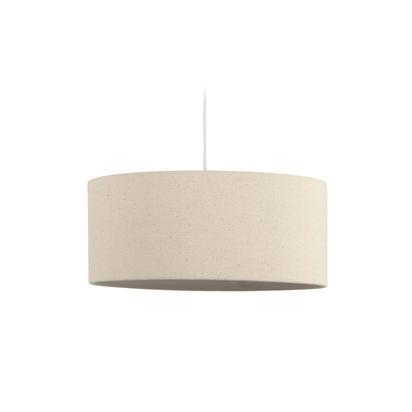 Nazli large linen ceiling light shade with beige finish Ã˜ 50 cm