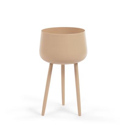 Apia beige metal plant pot stand Ã˜ 15 cm