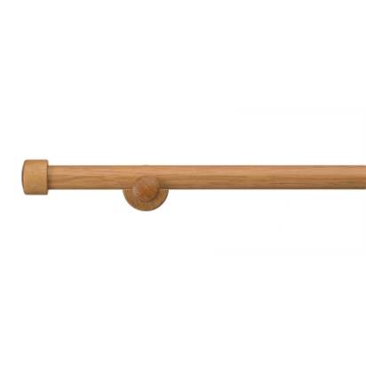 Trinity Fixed Wooden Eyelet Curtain Pole