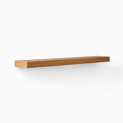 Millie Floating Shelf 122 cm w x 20 cm d, Oak