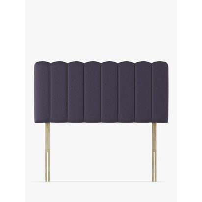 Sealy Shard Upholstered Strutted Headboard, King Size Midnight | H70 x W10 x D150cm