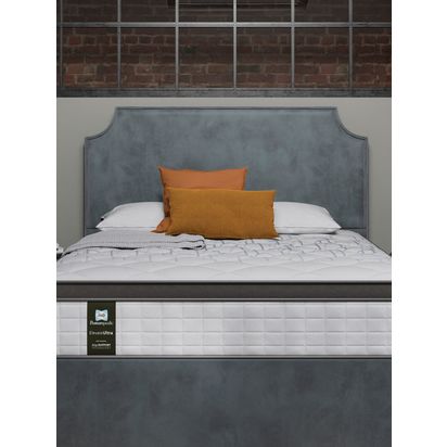 Sealy Tate Full Height Upholstered Headboard, King Size Dove | H146 x W10 x D150cm