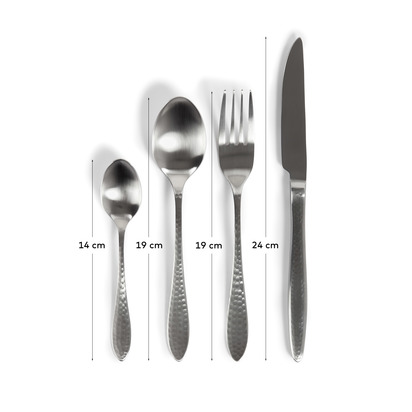 Yarine set of 16 silver cutlery