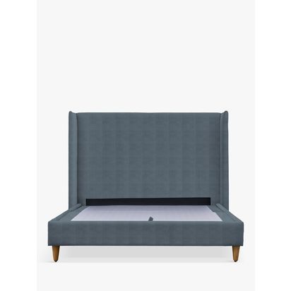 Gallery Direct Doddington Upholstered Bed Frame, Super King Size Wedgewood | H135 x W200 x D213cm
