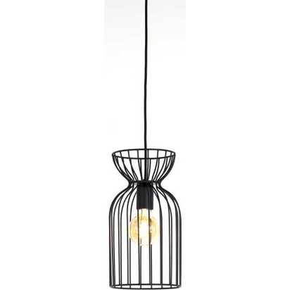 Light and Living Lazar Pendant Light - Black - Small