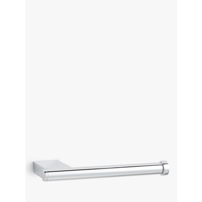 John Lewis Opus Bar Toilet Roll Holder Silver | H2 x W16.7 x D8.1cm